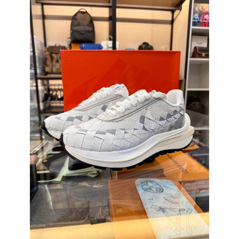鹿晉歐美精品🦌 Nike Sacai 灰白編織運動鞋