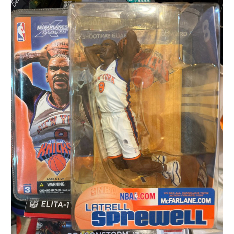 麥法蘭 NBA 第三代 Latrell Sprewell 公仔 鎖喉手