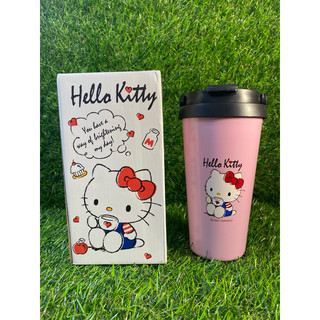 正版現貨 Hello kitty 咖啡保溫杯 隨行杯 咖啡杯 不鏽鋼咖啡杯
