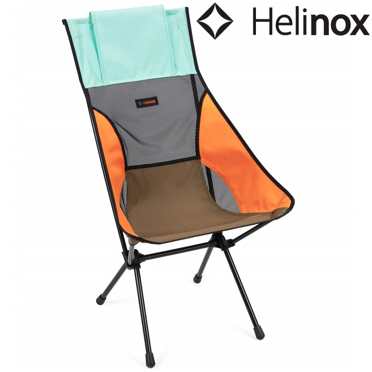 Helinox Sunset Chair 輕量戶外高腳椅/日落椅 薄荷綠拼接 MMB 10002804
