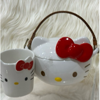 日本進口Hello Kitty早期陶瓷茶壺茶杯收藏品釋出￼