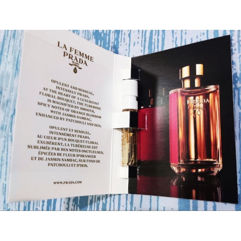 Prada 熟女誘惑 La Femme Intense 女性淡香精 1.5ml 可噴式 試管香水 全新
