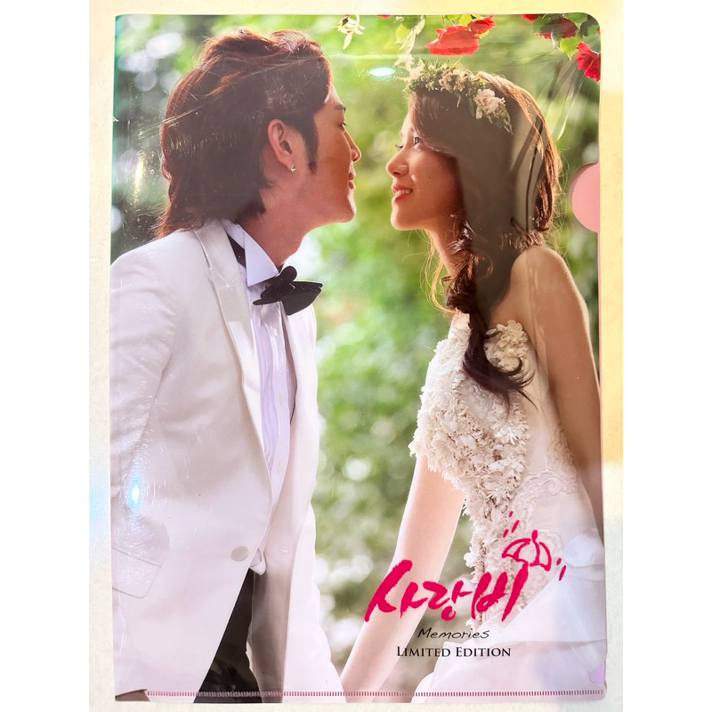 少女時代 潤娥 韓劇 愛情雨 官方 周邊 資料夾 張根碩 允兒 love rain 林潤娥