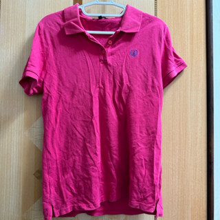 二手 現貨秒出 HANG TEN 居家服 短袖 女裝 便宜出清 襯衫 T-shirt 夏天 工作服 桃紅色 休閒套裝