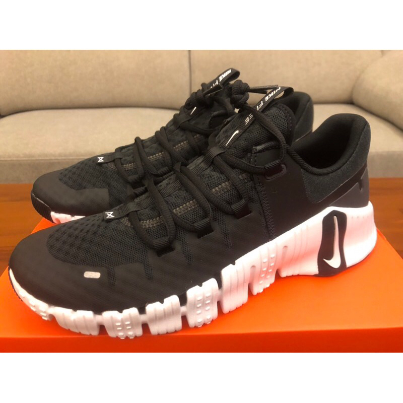 公司貨 Nike Free Metcon 5 黑白  us10 男鞋 男款 訓練 健身 重訓 緩震 DV3949001