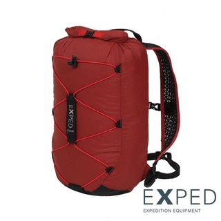 【瑞士 Exped】Cloudburst 15 輕量捲收封口防水背包 15L『酒紅色』45850