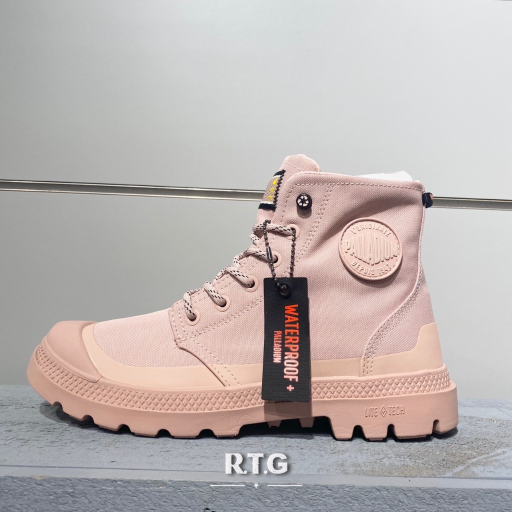 【RTG】PALLADIUM PAMPA RCYCL LITE+WP+ ZIP 粉色 橘標防水 女鞋 74066-649