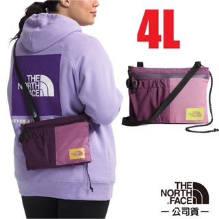 【北臉 The North Face】送》耐磨單肩背包4L 斜背包 側背包 手機護照包 小方包 隨身胸包_52TO