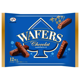 日本 不二家 Fujiya WAFERS 巧克力餅乾 巧克力風味威化餅