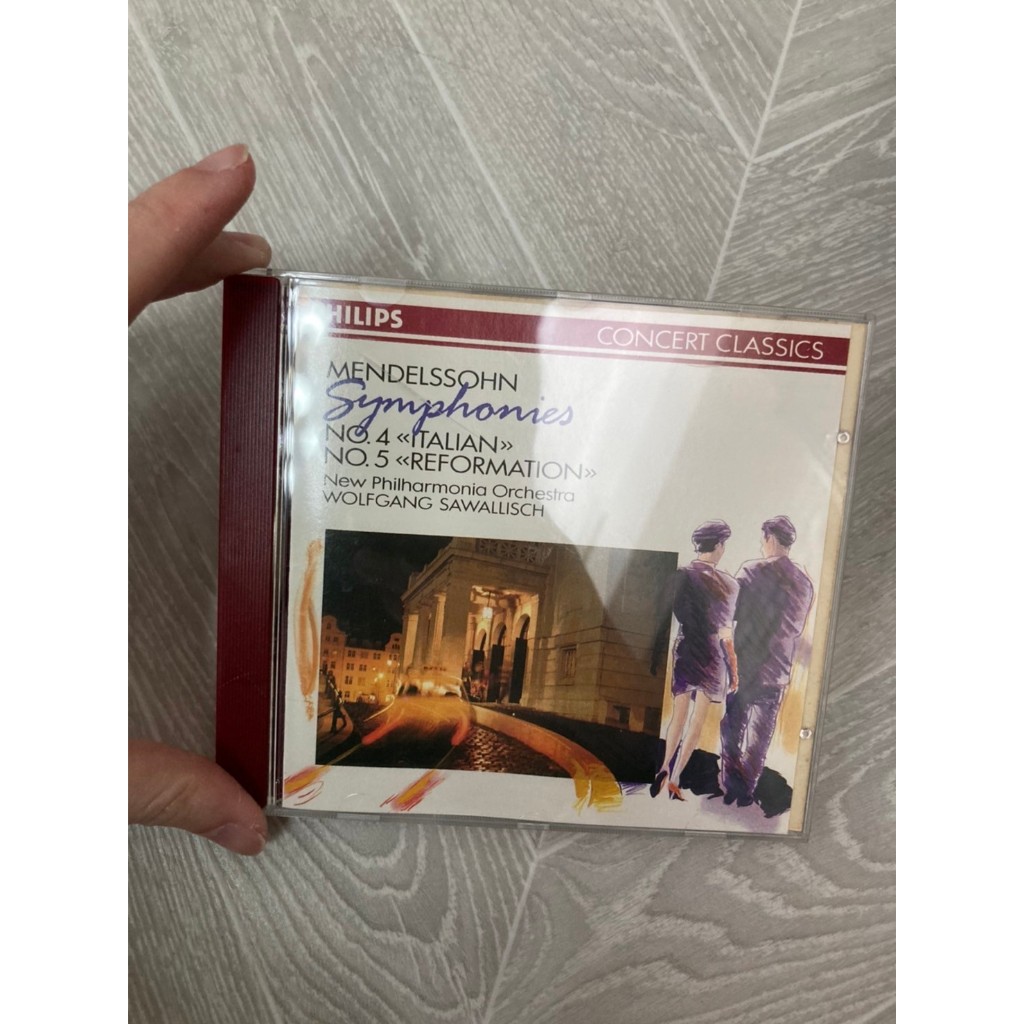 SB前 MENDELSSOHN SYMPHONIES NOS 4 5 SAWALLISCH 飛利浦音響測試碟