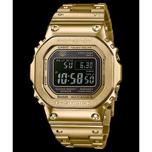 []錶子$行頭[] CASIO 卡西歐 G-SHOCK 35周年太陽能電波手錶 - (GMW-B5000GD-9)