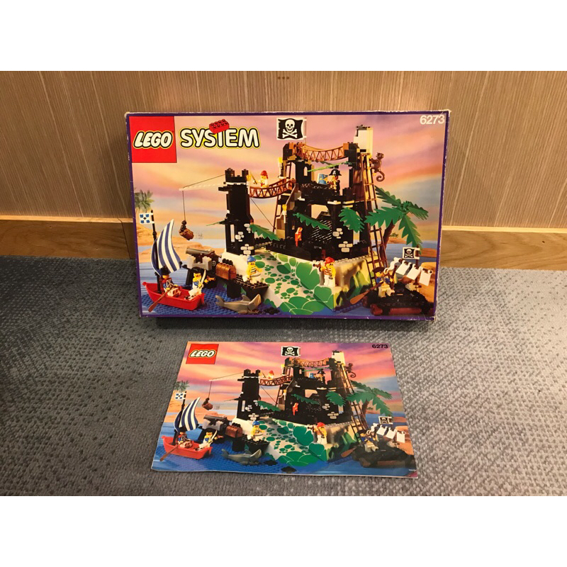 LEGO樂高經典絕版南海海盜系列6273 Rock Island Refuge海盜島二手美品