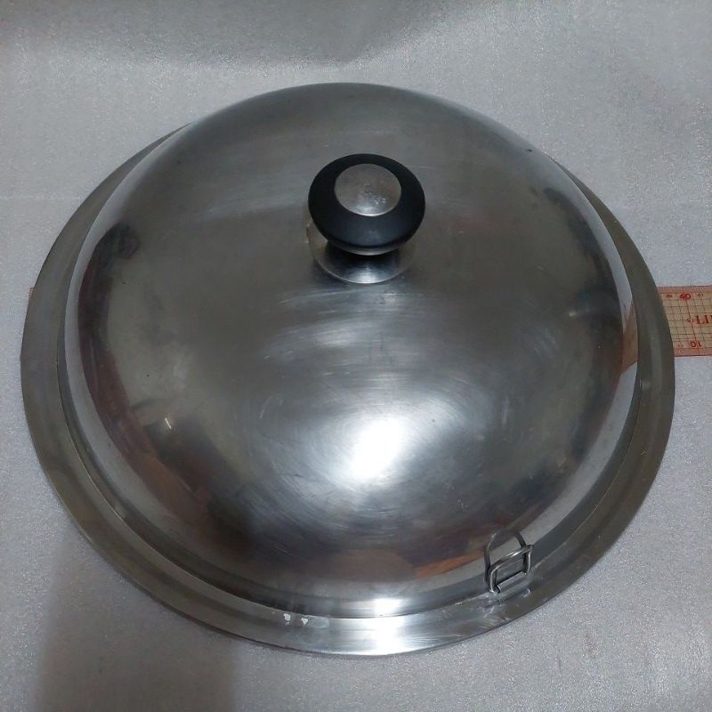 二手 不銹鋼 炒菜鍋鍋蓋(38公分)限7nbx8xu783
