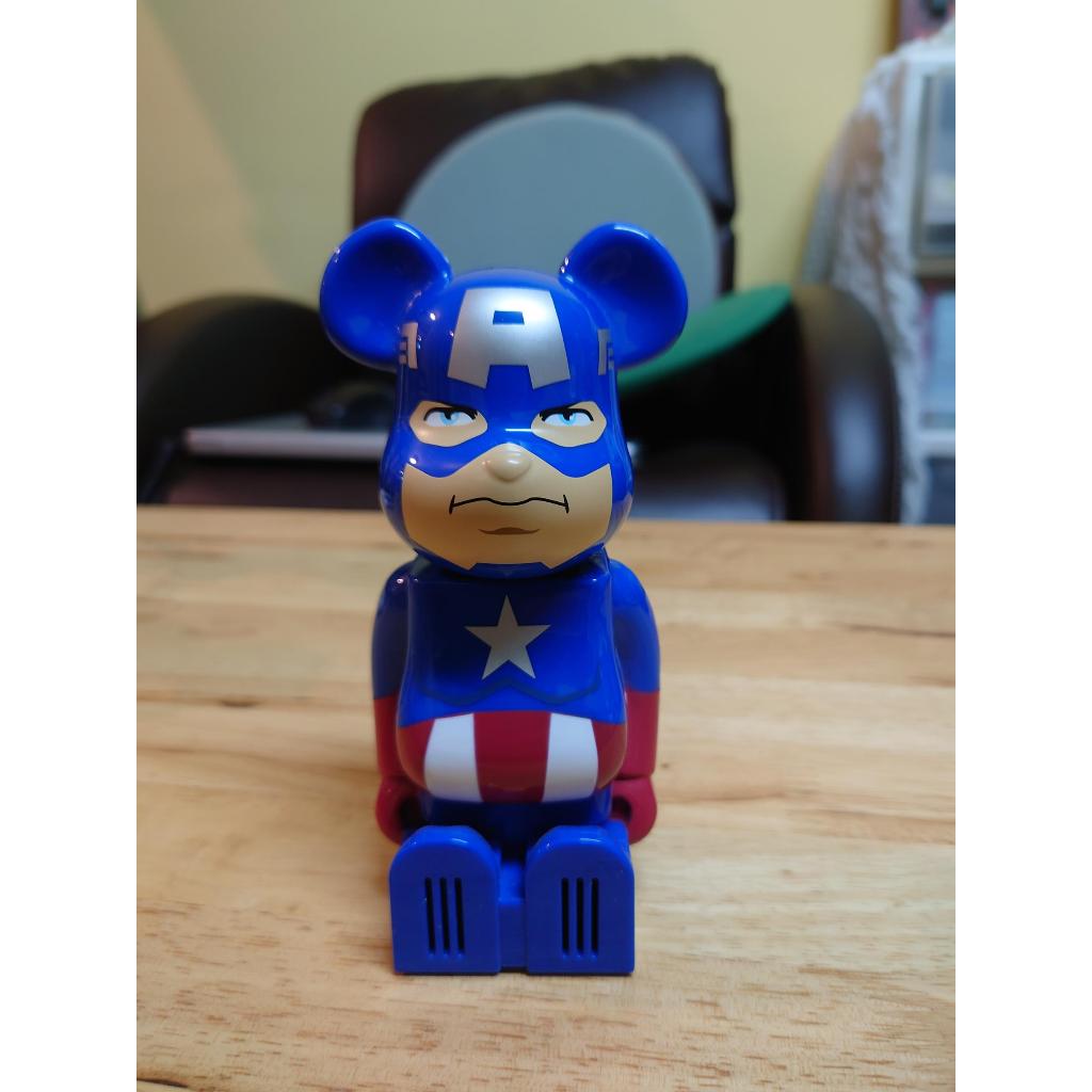 【Cleverin 加護靈】BE@RBRICK MARVEL 復仇者聯盟  美國隊長  200%  不含熊芯 (抑菌棒)