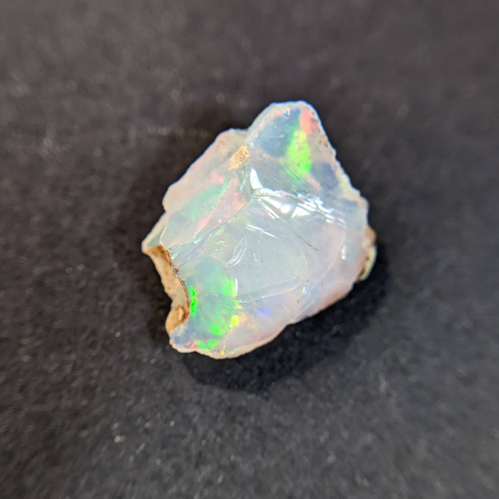 Opal 蛋白石 衣索比亞 澳寶 歐泊 10月誕生石 原石 原礦 礦標 礦石 礦物 金工 寶石-240222