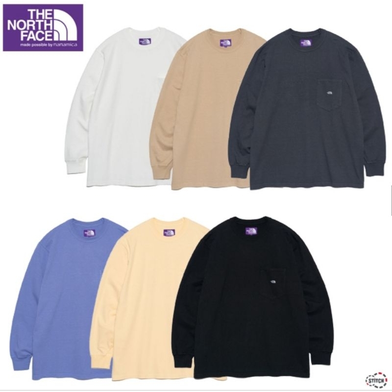 日本代購 可面交 THE NORTH FACE PURPLE LABEL 紫標 7oz 日本製長T