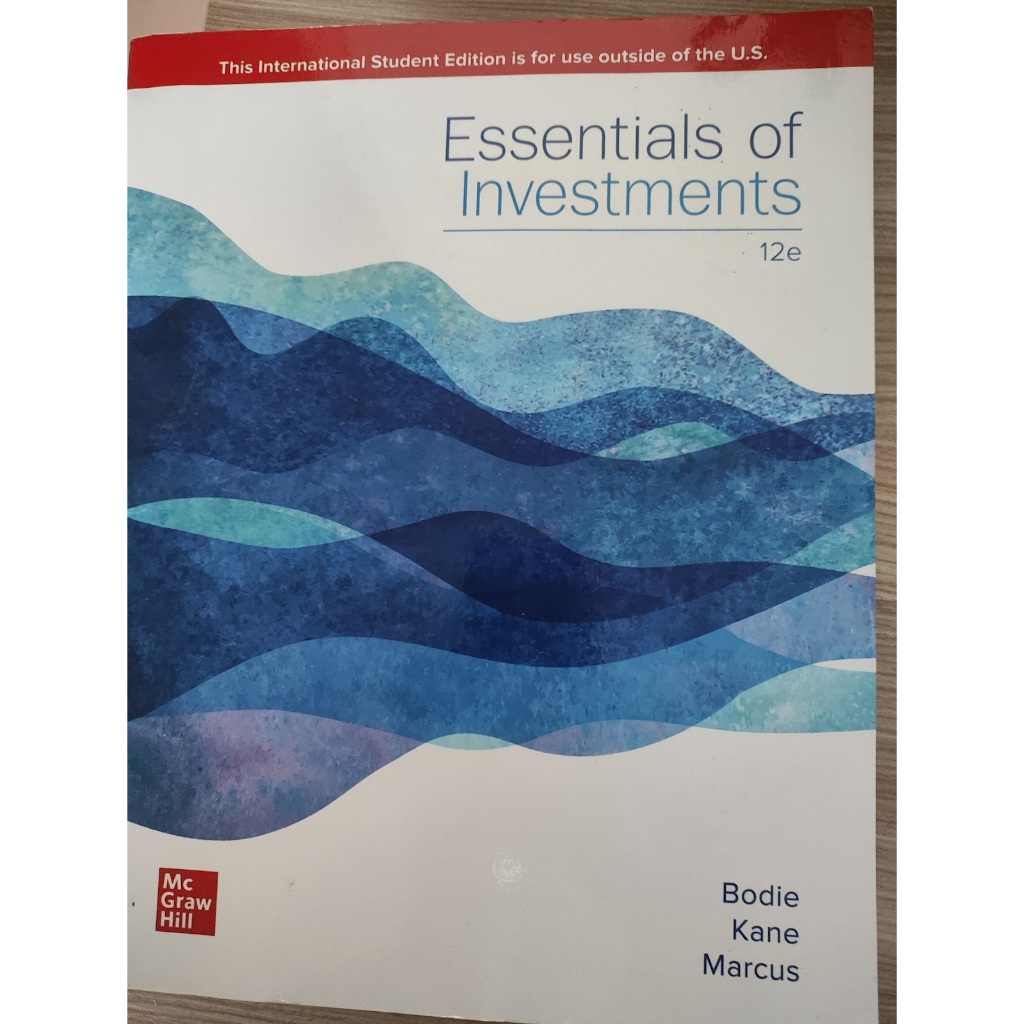 [北大出貨] Essentials of Investments 12/E 華泰文化