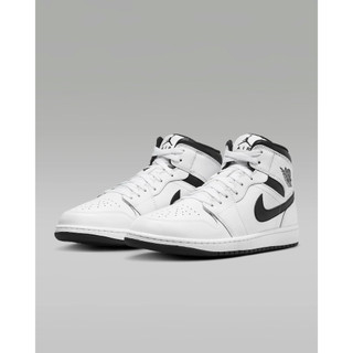 柯拔 Air Jordan 1 Mid White Black DQ8426-132 AJ1 Mid 籃球鞋