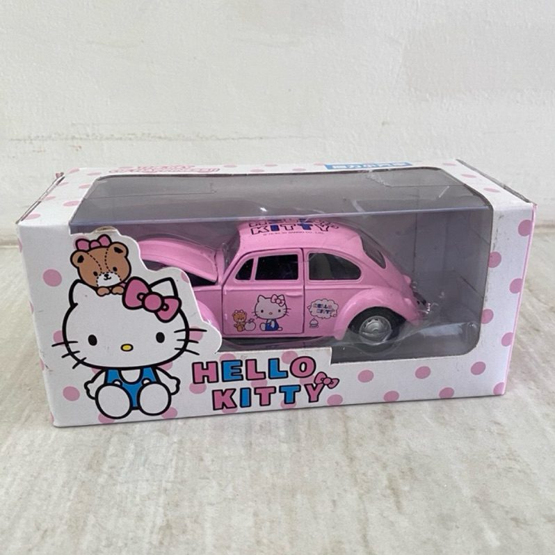 Hello Kitty 迴力車 凱蒂貓 迪士尼 KT 金龜車 合金車