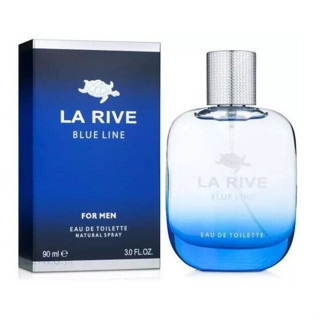 LA RIVE BLUE LINE FOR MEN淡香水(90ml)/雪松/檀香/佛手柑/廣藿香/麝香/紫羅蘭葉
