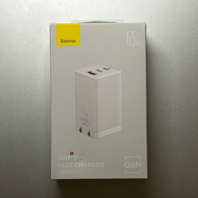 全新 Baseus 倍思 五代 GaN5 Pro 65W 2c1a 氮化鎵 快充 充電器 PD QC BPS2.0