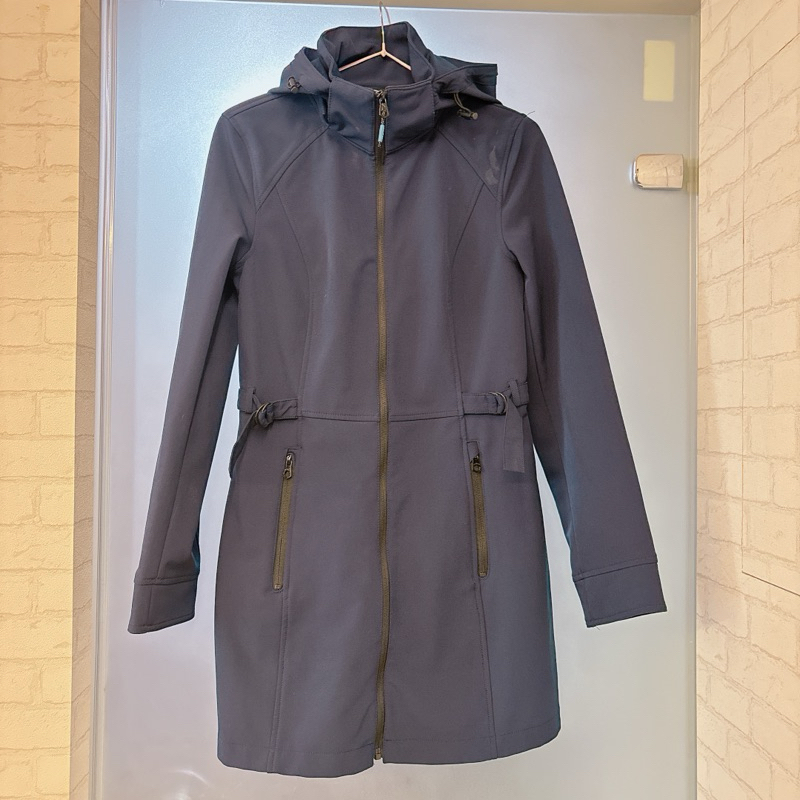 二手 NAUTICA  女 S 深藍 長版外套 外套 超保暖 防風 防潑水 真品 正品（美國購入）