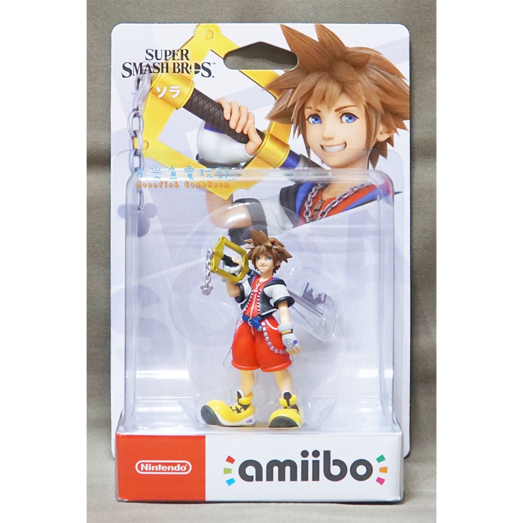 【月光魚 電玩部】全新現貨 amiibo SORA 王國之心 索拉 任天堂明星大亂鬥 NS