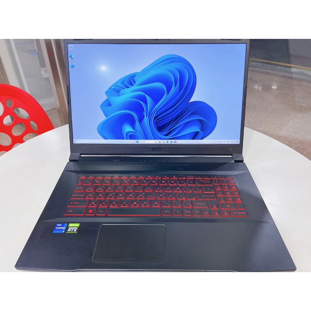 【艾爾巴二手】MSI GF76 i7/24G/1T/RTX 3050 Ti 17吋 黑#二手電競筆電#新興店 81269