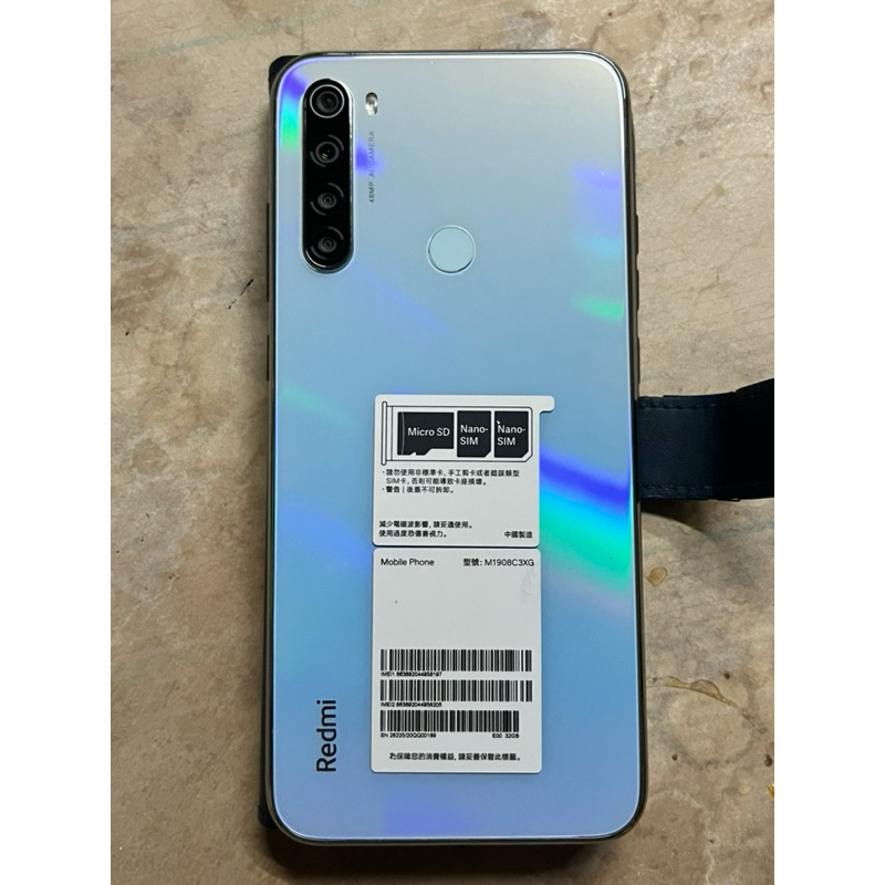 紅米Redmi Note 8T Moonlight Whit 3GB RAM 32GB ROM