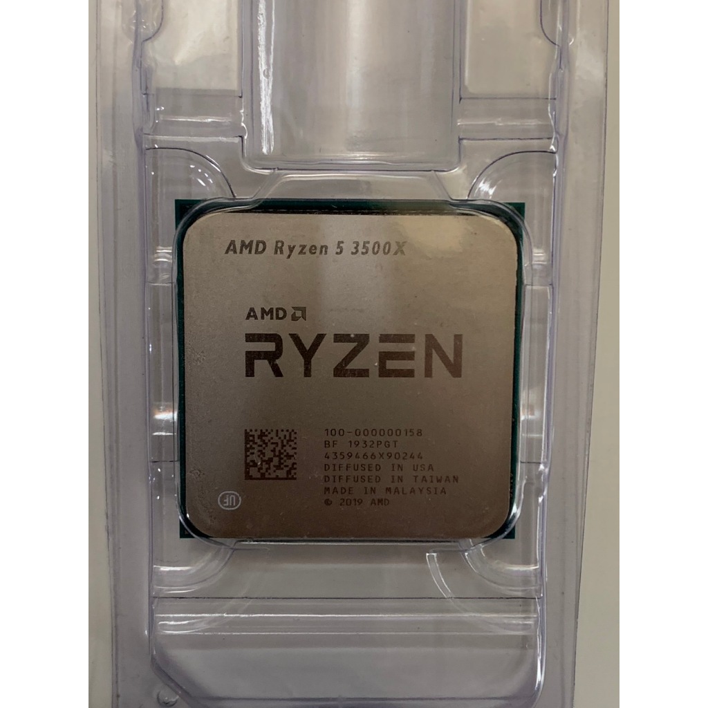 【降價二手】AMD Ryzen 5 3500X 附原廠風扇 盒裝 CPU 處理器