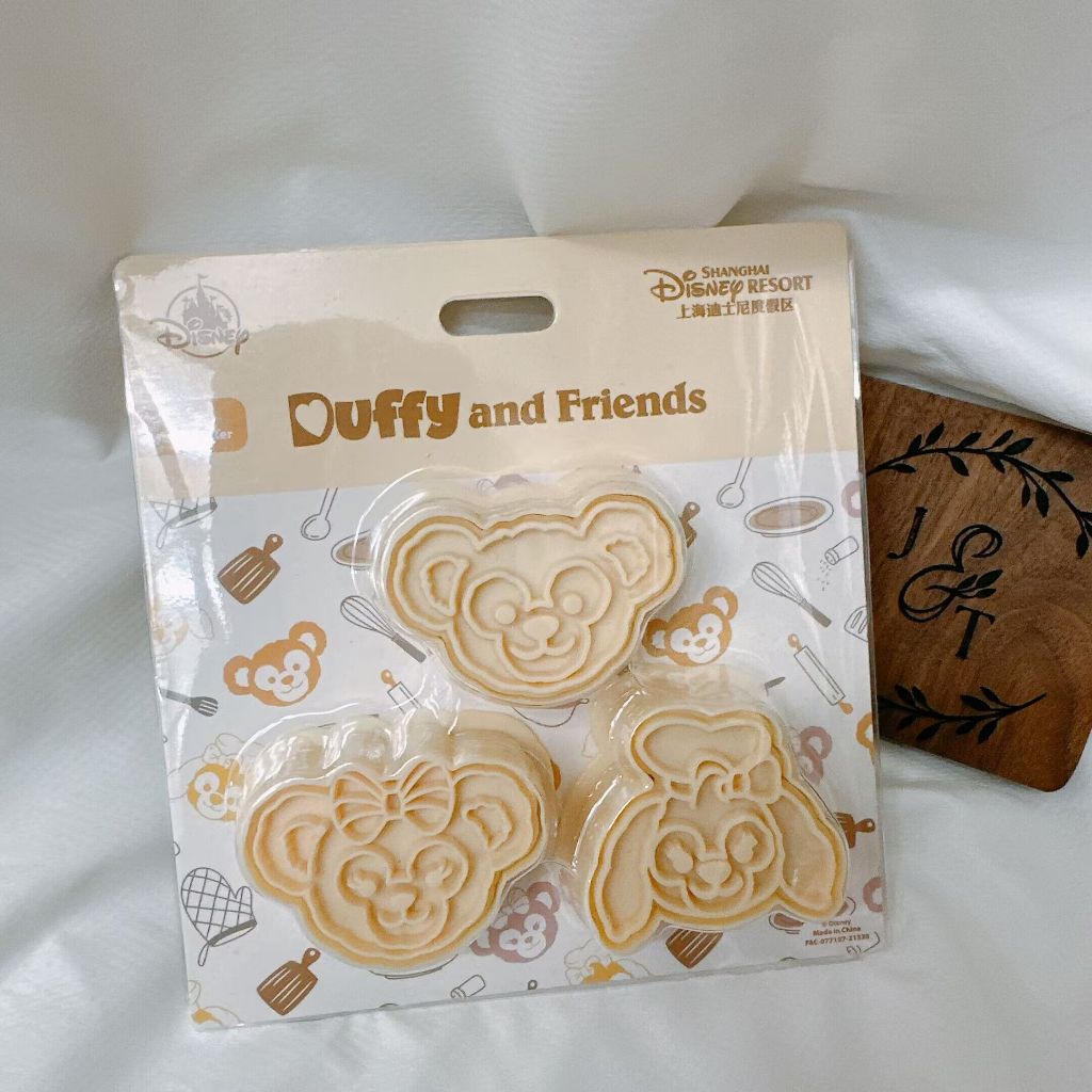 上海迪士尼 達菲家族 餅乾模具 duffy 雪莉梅