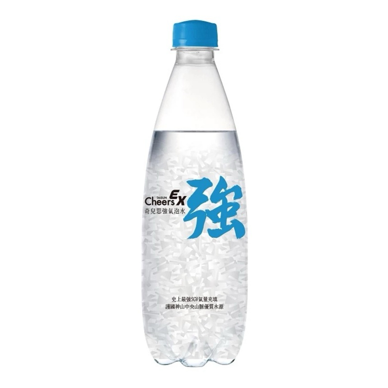 ［每單限購7瓶］臻品齋好物 泰山Cheers EX強氣泡水 500ml