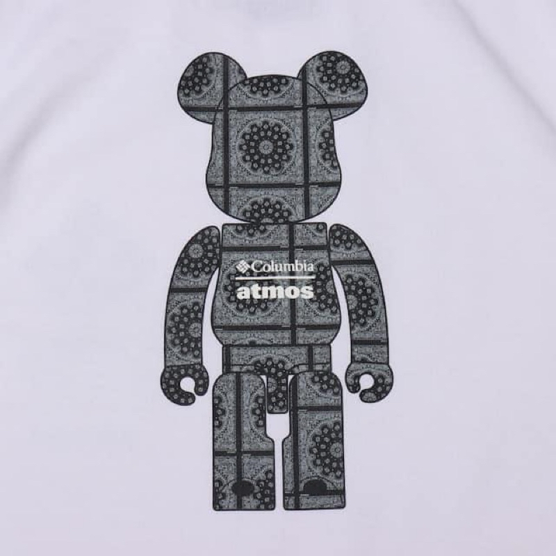 Columbia x atmos x  BE@RBRICK 白M