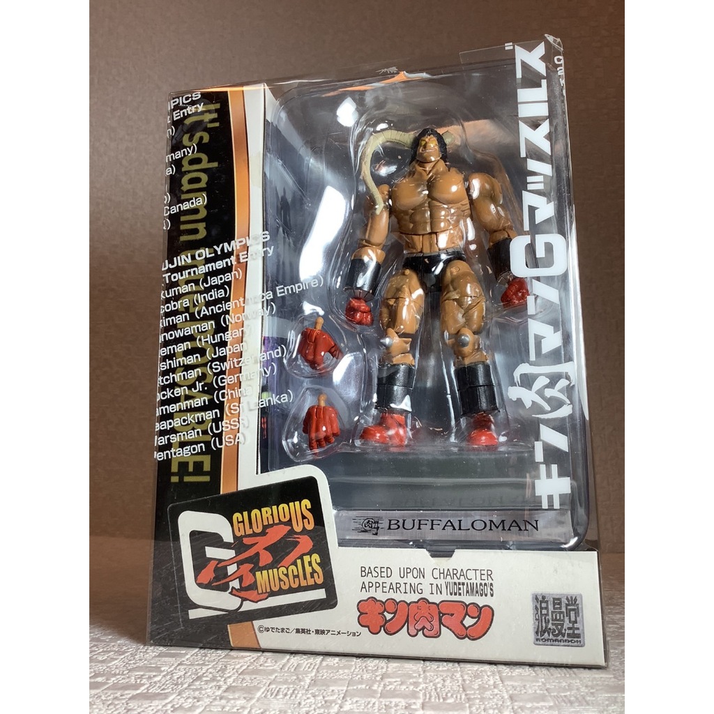 【烏力烏力屋】 日版　浪曼堂　金肉人　筋肉人　GLORIOUS MUSCLES　水牛人　斷角版　已拆　內詳