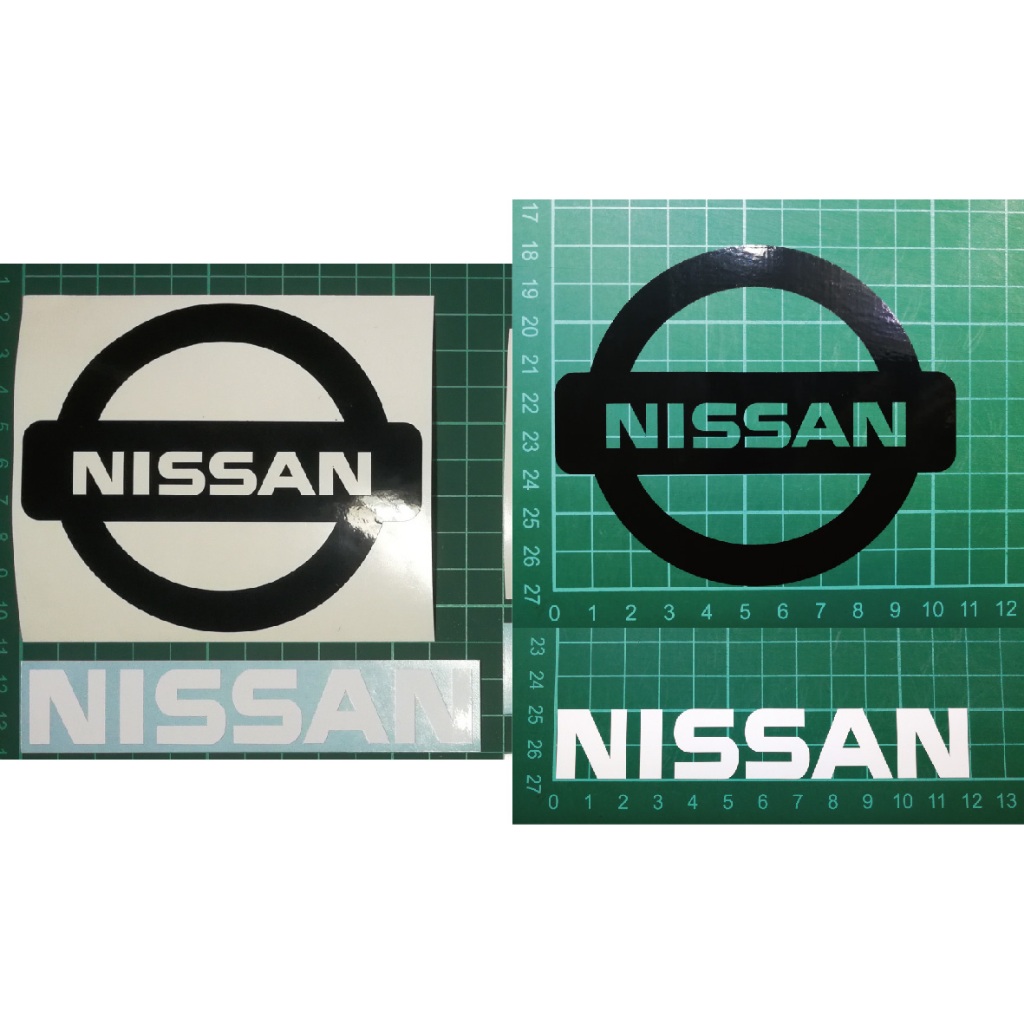 [PWTW] Nissan 日產 割字 車貼 防水貼紙 貼紙 汽車貼紙 標誌貼紙 反光貼紙