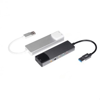 【勁祥科技】鋁合金USB光纖SPDIF音效卡電腦外接多功能支援AC-3 DTS 5.1聲道