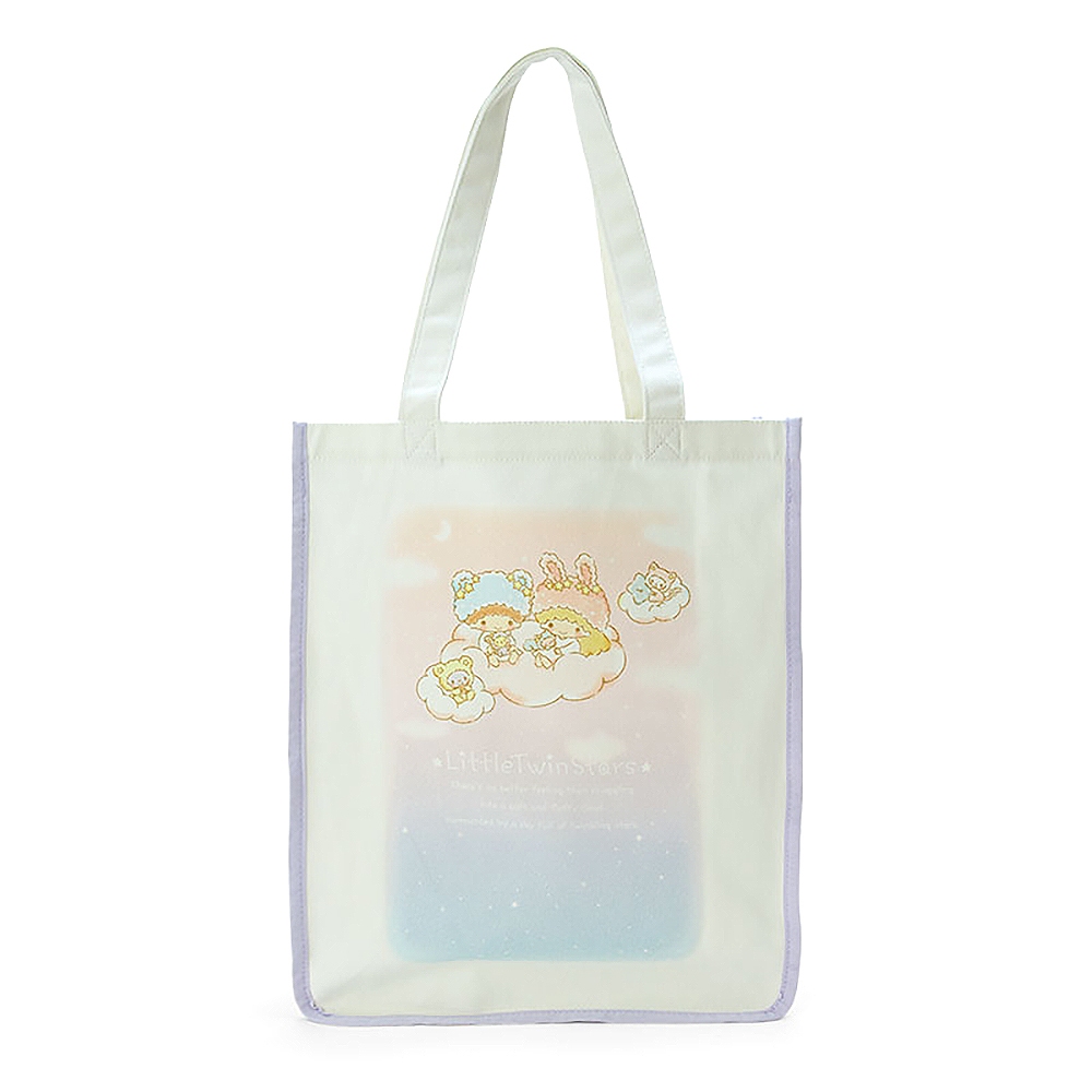 Sanrio 三麗鷗 雙星仙子生日系列 棉質手提袋 托特包 KIKILALA 雲朵 231185N