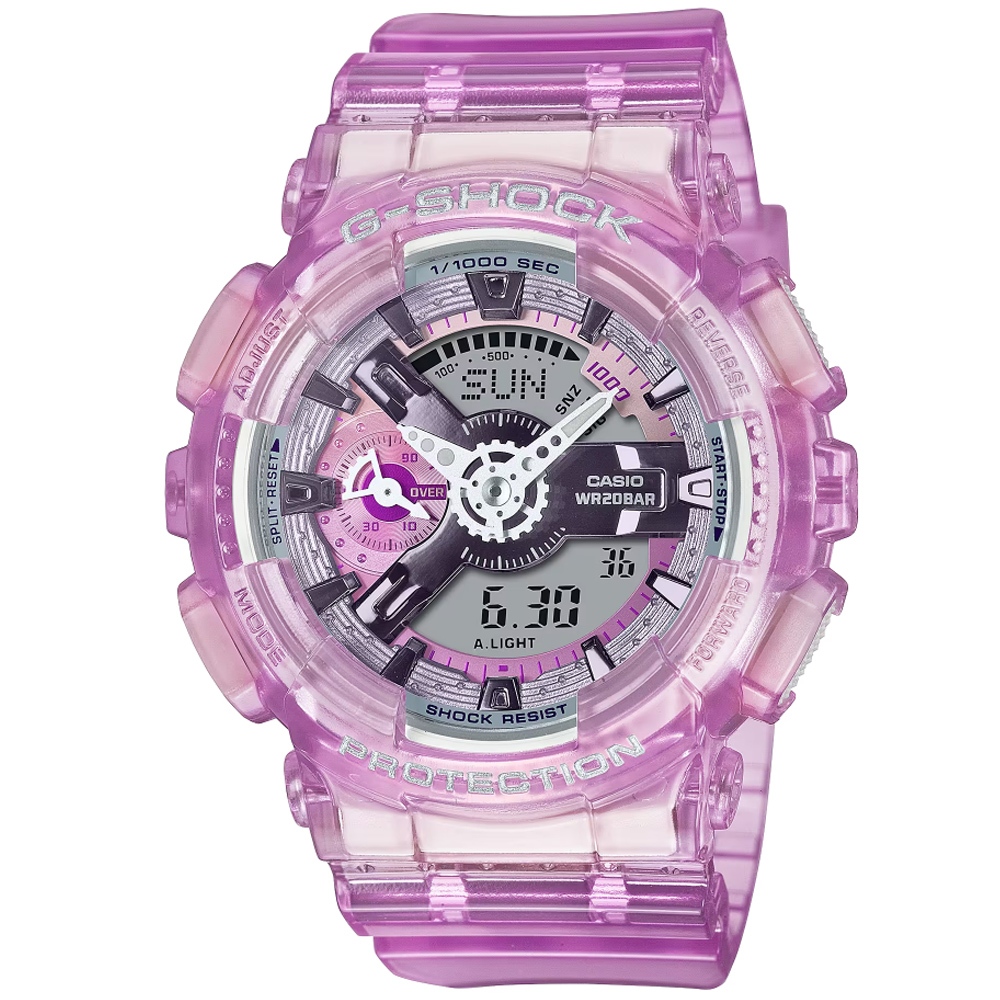 【聊聊甜甜價】CASIO G-SHOCK 虛擬科幻 雙顯腕錶 GMA-S110VW-4A