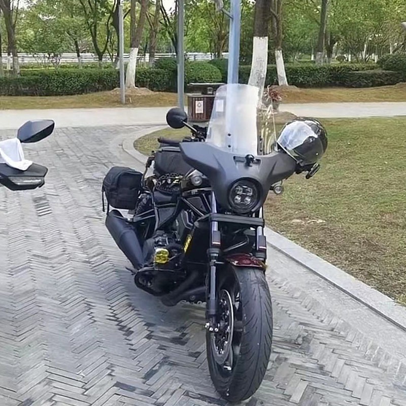 叛軍1100儀表風鏡 適用於 本田 叛軍1100透明機車風鏡 rebel500S  Rebel 1100T DC