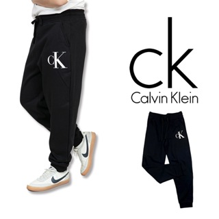 Calvin Klein 大標 棉長褲 縮口 CK刷毛 長褲 #9705