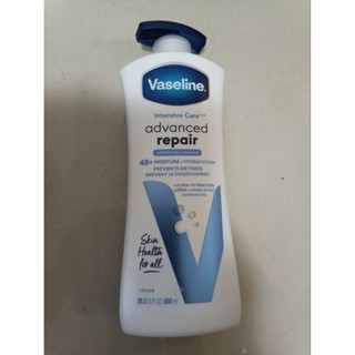 美國生產 Vaseline 凡士林專業修護潤膚露身體乳液600ml