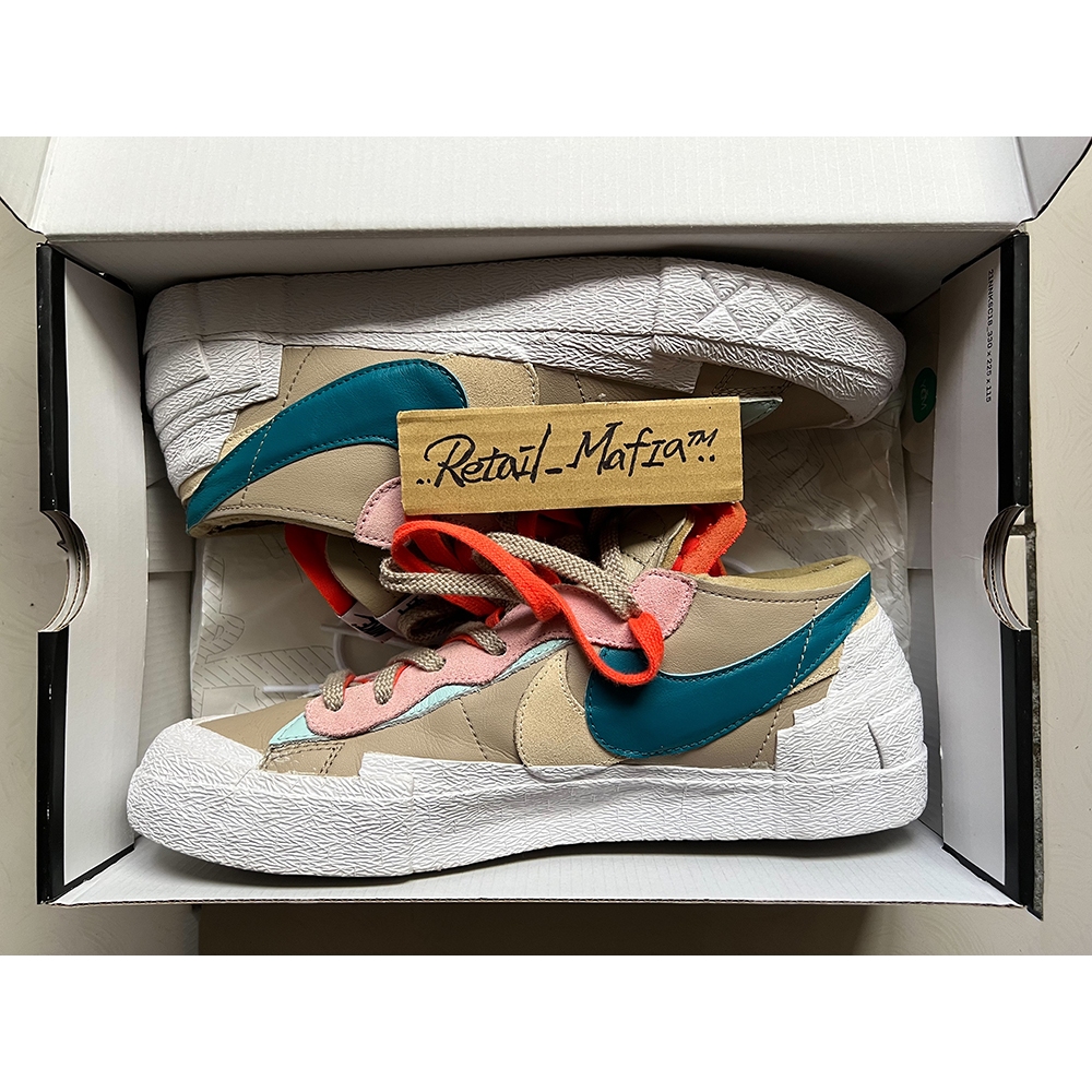 【優質二手】【us11】 Nike Blazer Low Sacai x KAWS 奶茶 sz11 (wtaps NB)