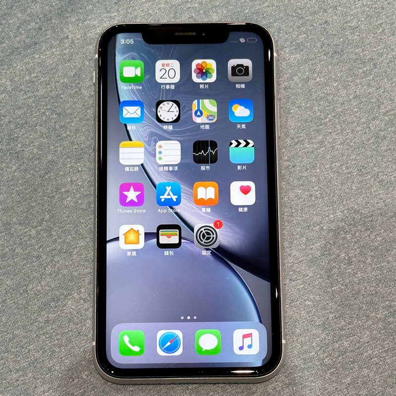 iPhone XR 128G 白 功能正常 二手 IPhoneXR iXR 6.1吋 蘋果 apple 螢幕刮傷 台中