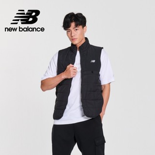 【New Balance】 NB 保暖刷毛機能背心外套_男性_黑色_MV41283BK