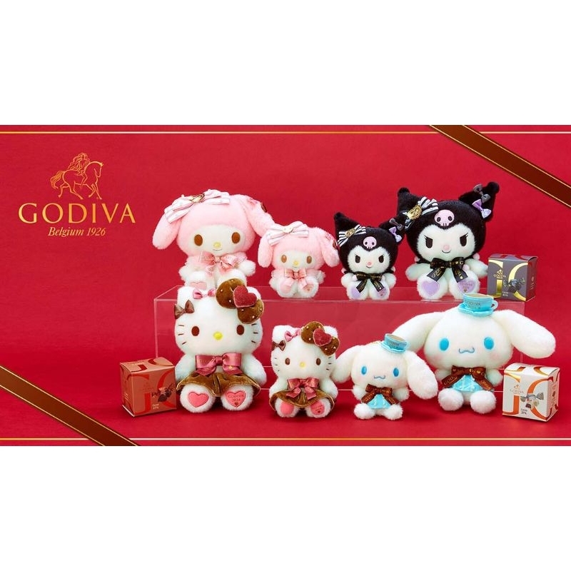 三麗鷗 大耳狗 庫洛米 美樂蒂 Hello kitty Godiva