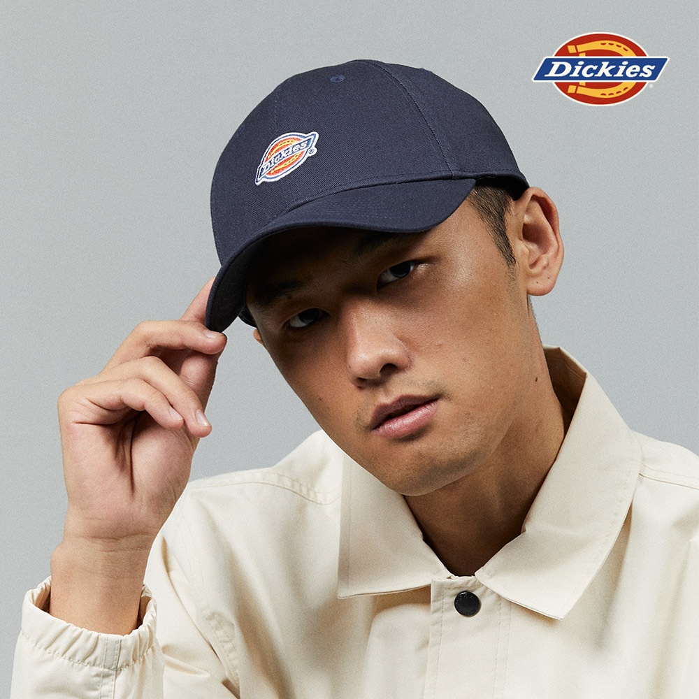Dickies男女款深海軍藍純棉品牌Logo刺繡棒球帽|DK008220CG7