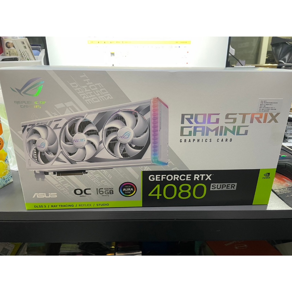 3/15 ASUS ROG STRIX-RTX4080 SUPER 16GB White OC顯示卡📌自取43700