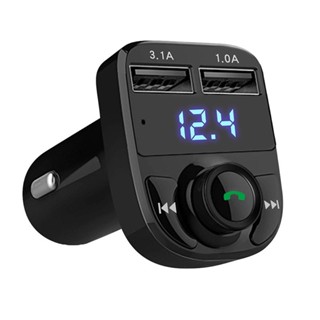 【WANGKE】旺科T56 QC3.0快充 車用FM發射器 車用藍芽撥放器 點煙孔車充 MP3撥音樂 USB車充
