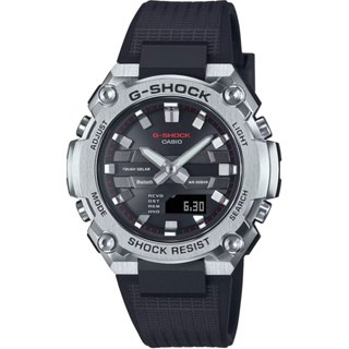 【CASIO 卡西歐】G-SHOCK 纖薄太陽能藍芽手錶 GST-B600-1A