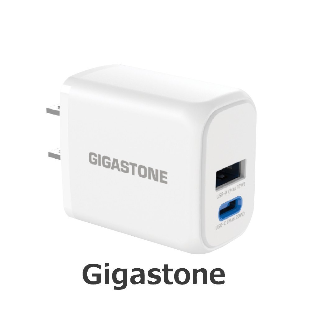 👑佑哥優質選物👑快速充電頭GIGASTONE 20W PD 快充 氮化鎵 閃充 充電器